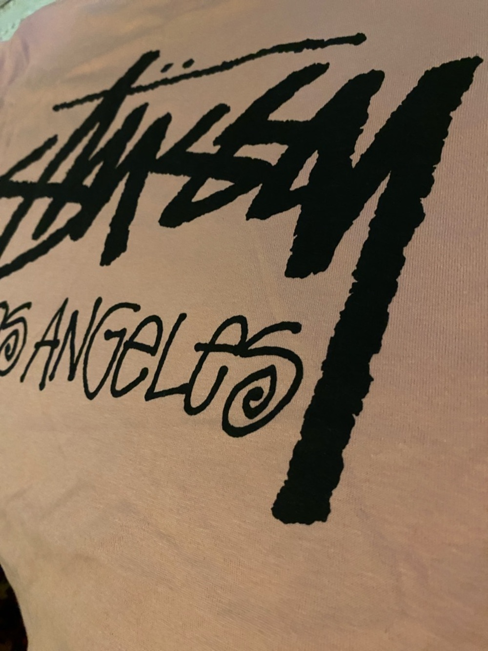 🆕 STUSSY T Shirt LA Exclusive Limited Run Stüssy Unisex Medium Rose Quartz - Picture 7 of 10